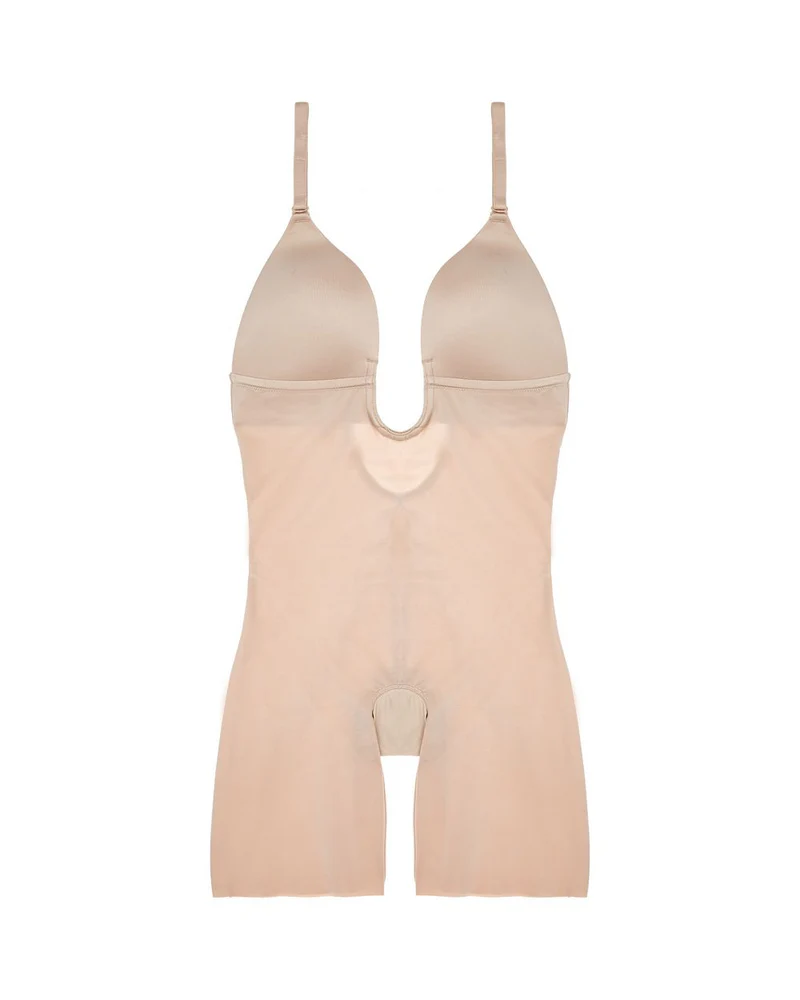 Suit Your Fancy Plunge Low Back Bodysuit